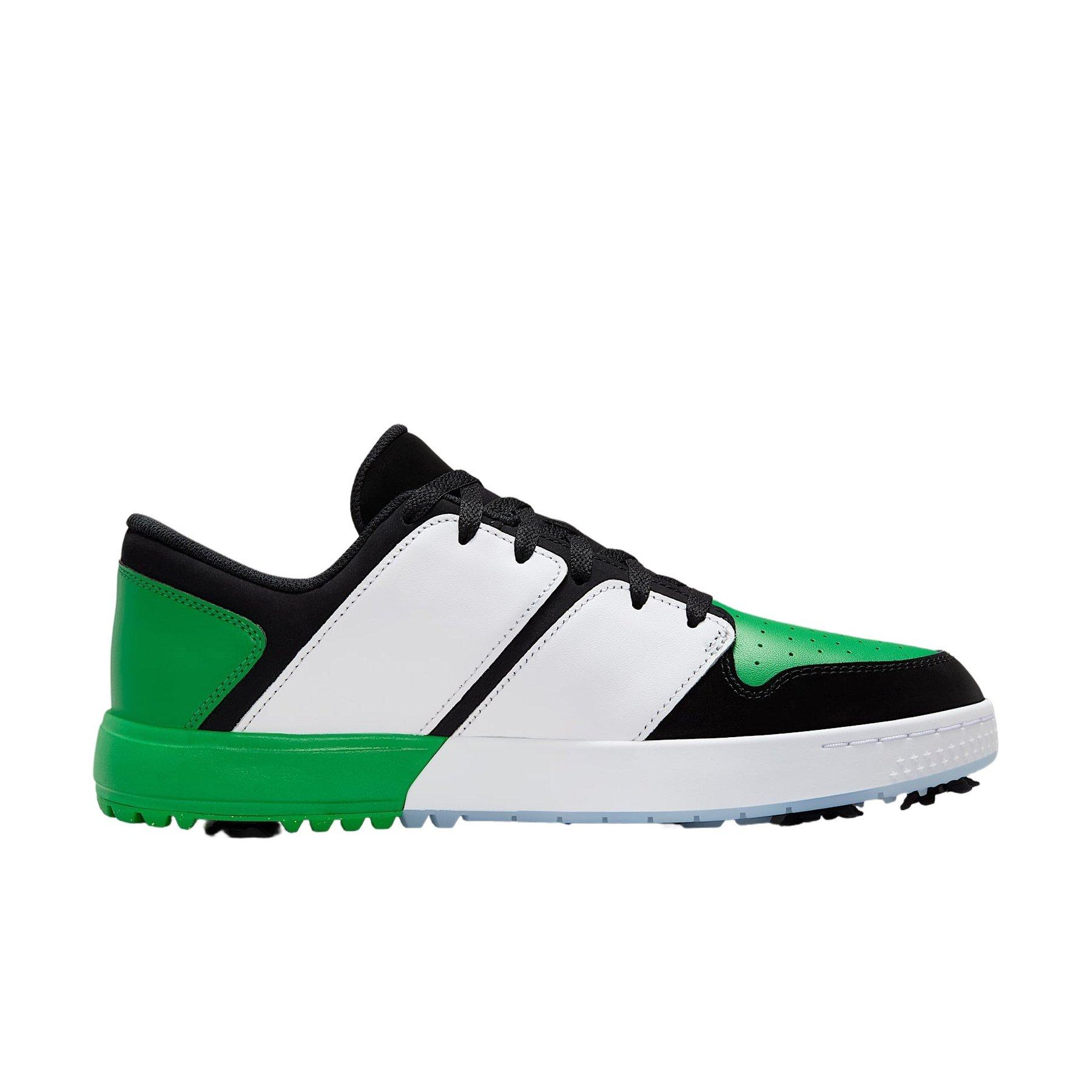 Jordan NU Retro 1 G "Black/White/Blue Tint/Lucky Green" Men's Golf Shoe
